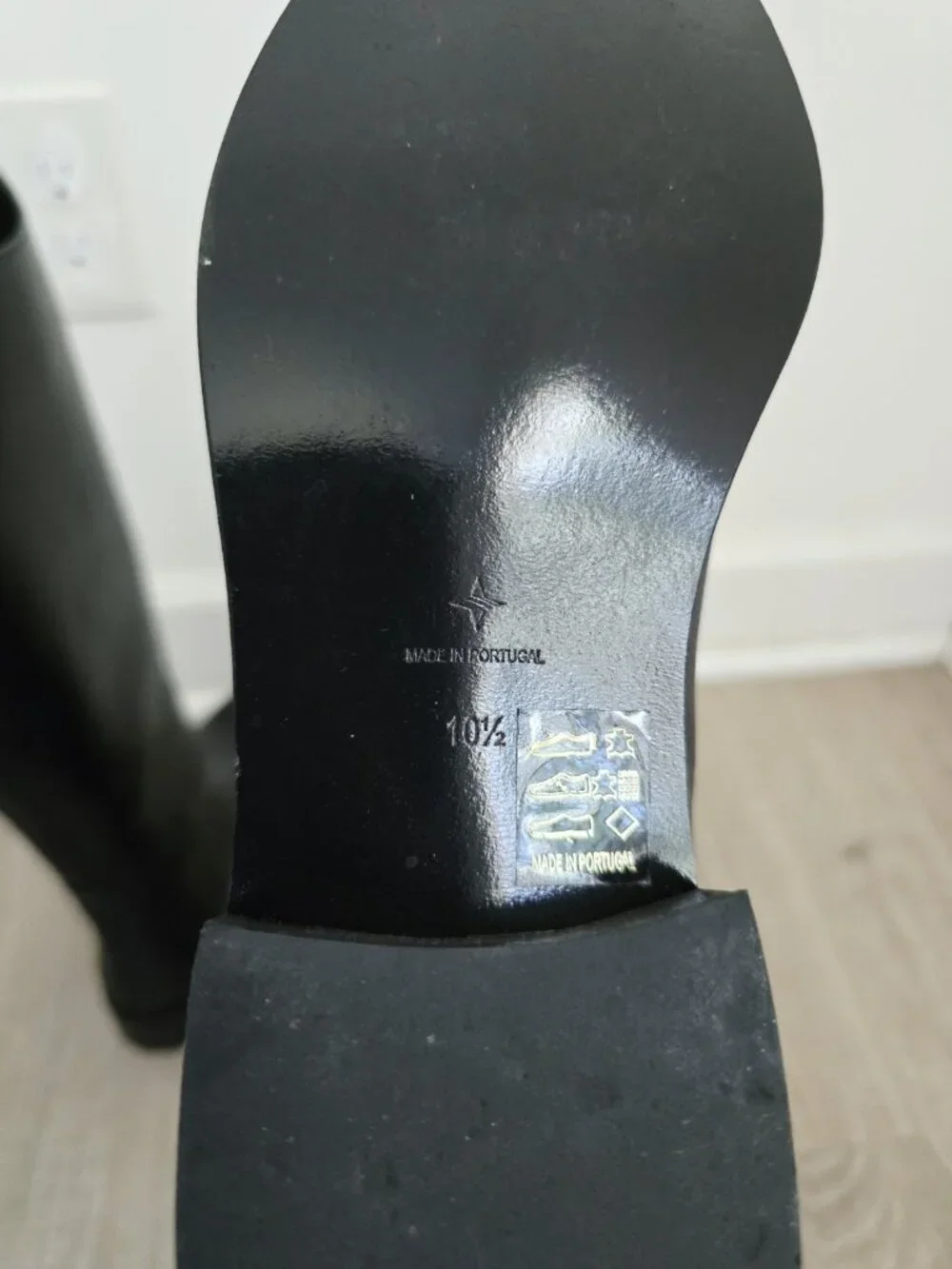 Tuckernuck Black Leather Atelier Equestrian Riding Tall Boots 10.5 Womens